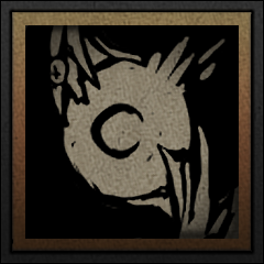 A terrifying figure emerged from the darkness...